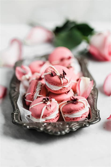 How do you make rose-infused macarons?
